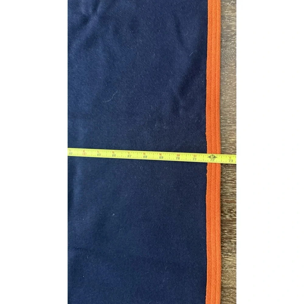 VTG Carroll University Chicago Bears Style Melton Wool‎ Varsity Athletic Blanket